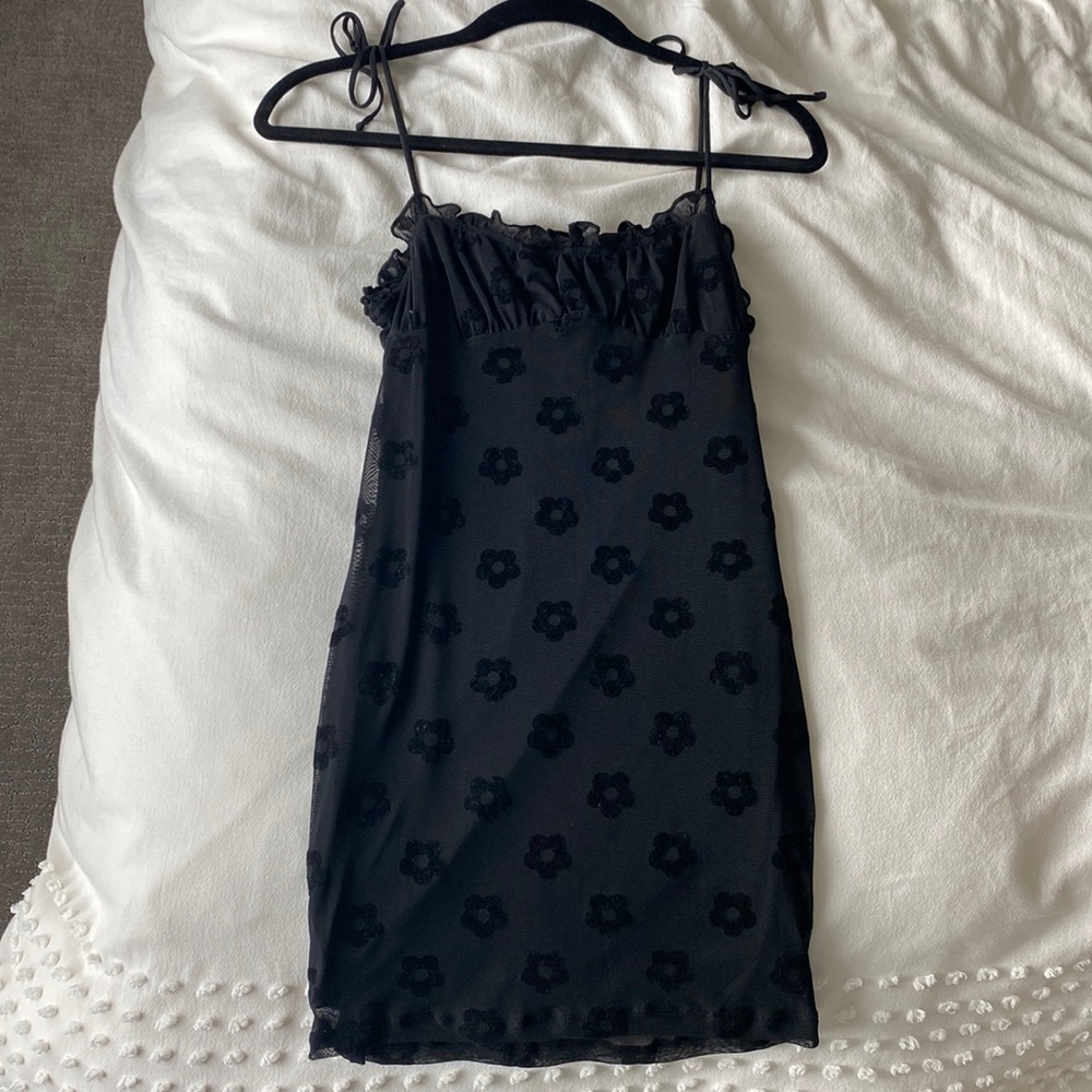 Motel Rocks Kasila Mini Black Dress